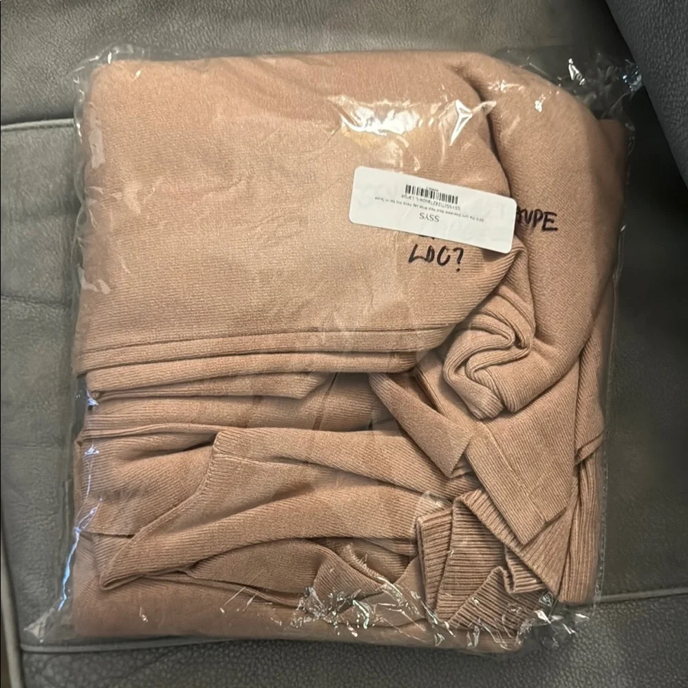 SSYS Tan Wide Leg Pant SET for Effortless Style - Picture 4 of 4